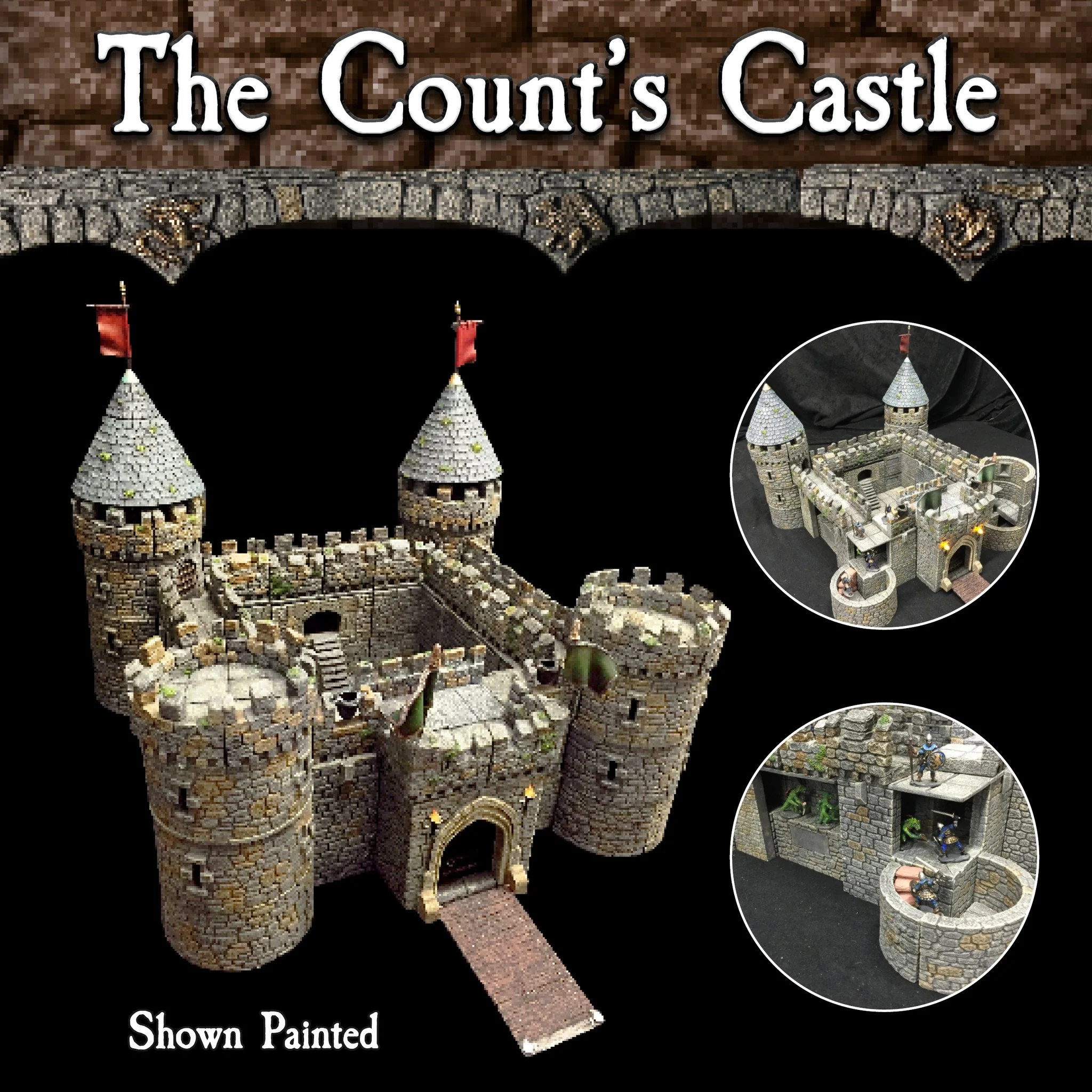 Count's Castle Set (Unpainted) - Image 2