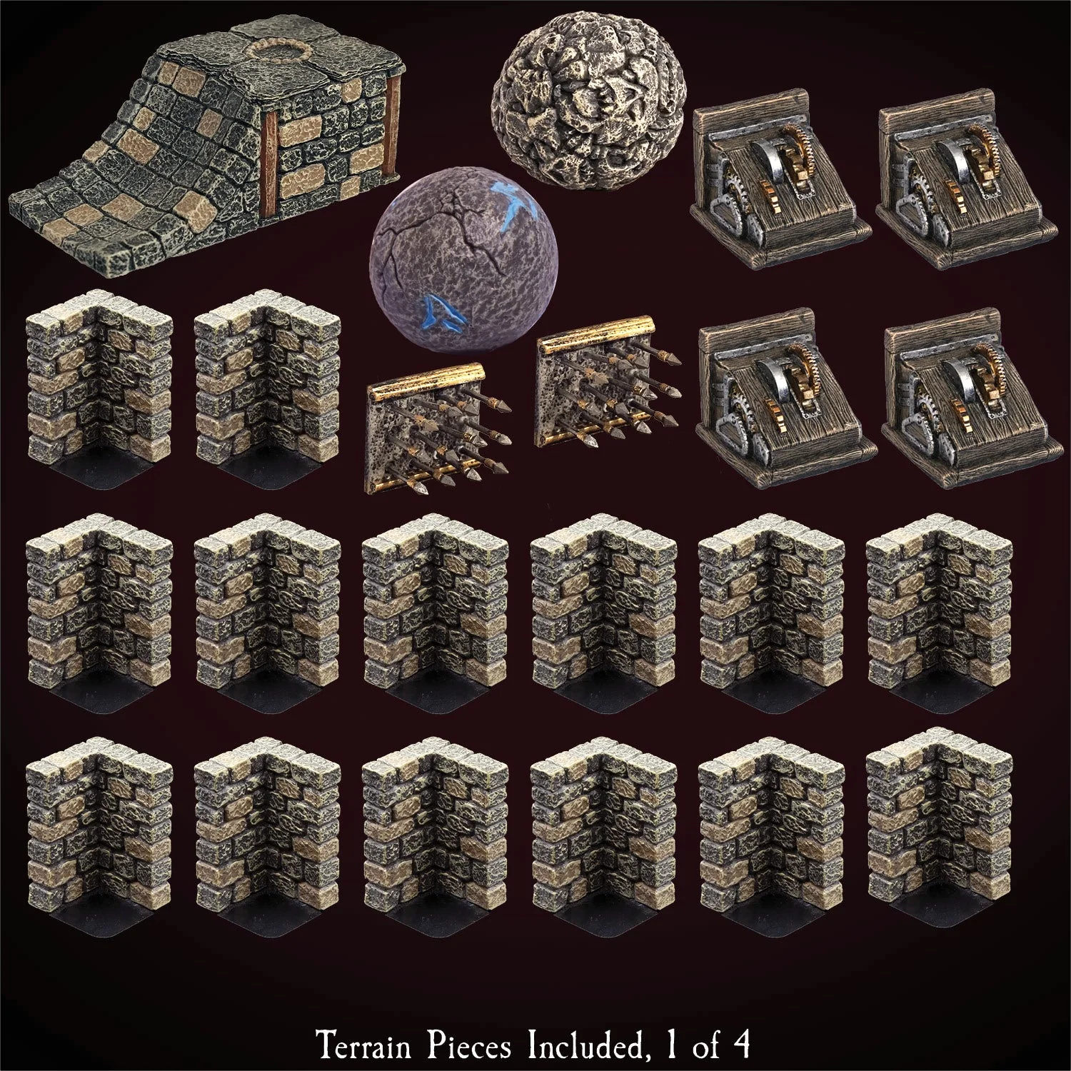 Encounter 11: Doomroller's Labyrinth (Unpainted), NO ANCHOR MAGNETS - Image 2