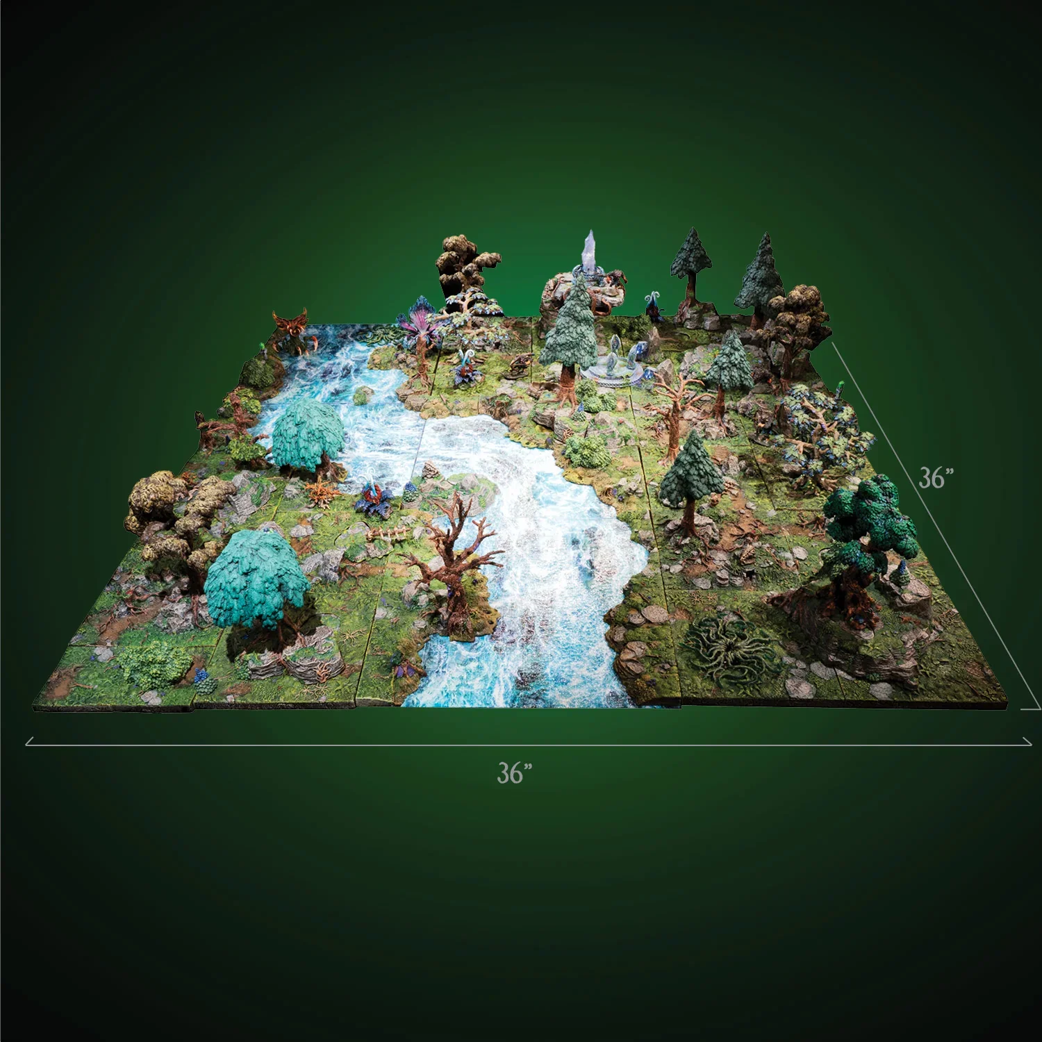 Forest Mega Build - "Titanstooth Glade" (Painted)
