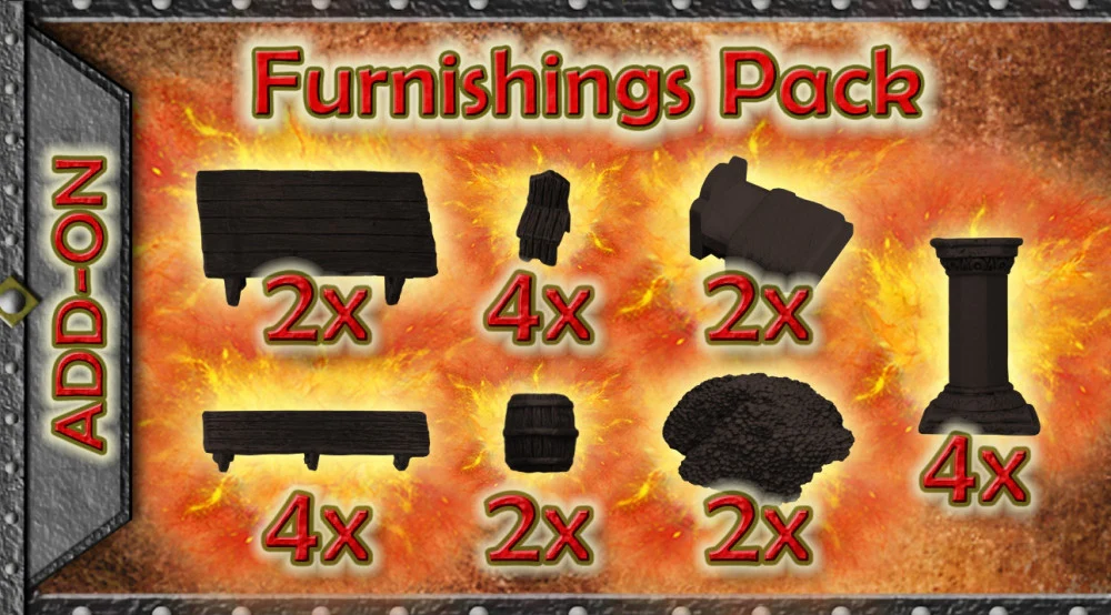 Furnishings Pack (Unpainted) - Image 2