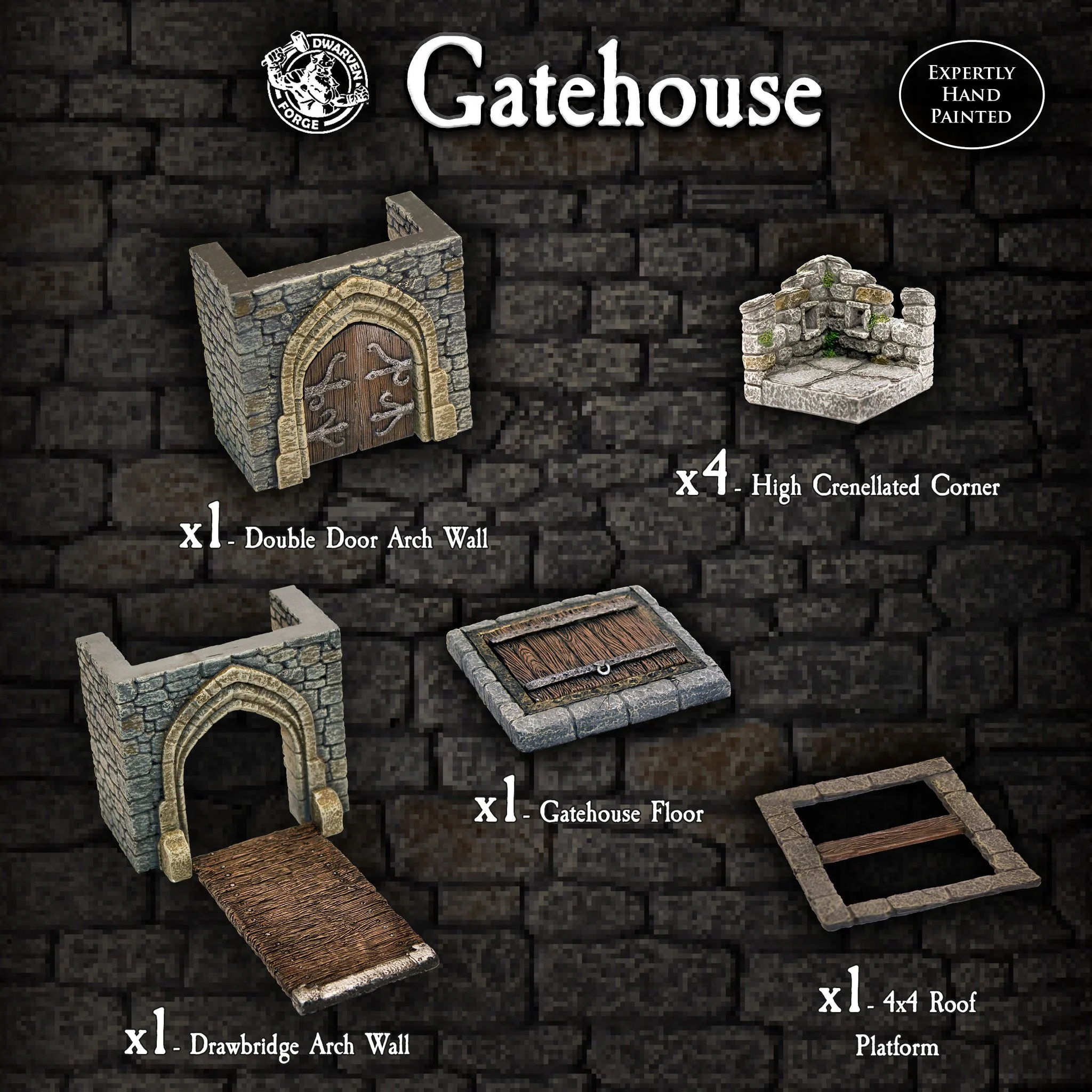 Gatehouse Set (Painted) - Image 2