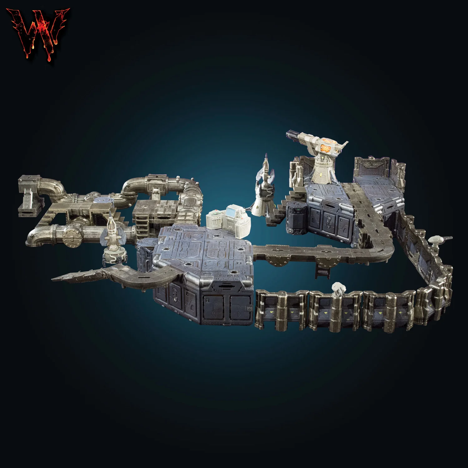 Hydrogen Mining Outpost Bundle (Unpainted)