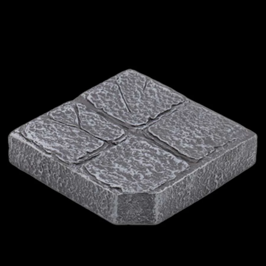 2x2 Flagstone Floor w/Tower Notch (Unpainted)