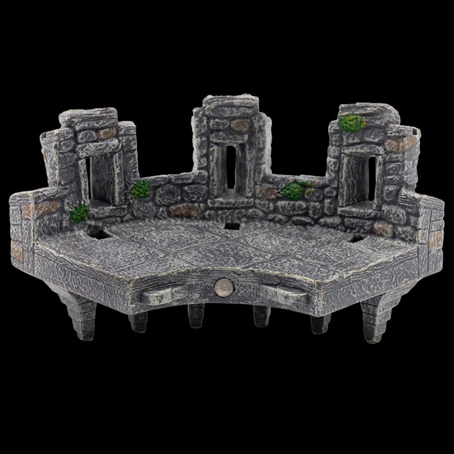 Large Curved Battlement (Painted)