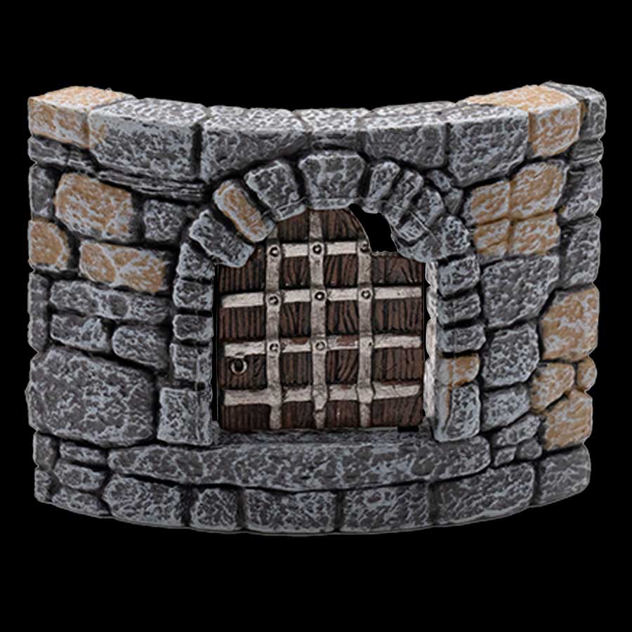 4" Tower Narrow Doorway Wall (Unpainted)