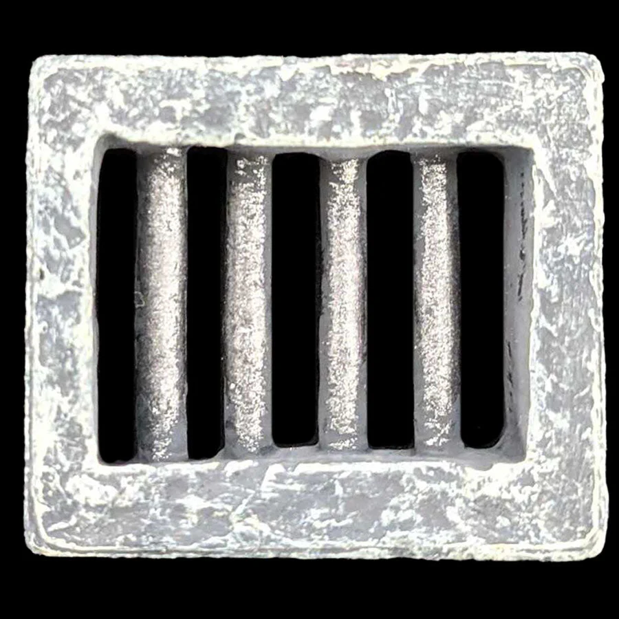Iron Bars Window Insert (Painted)