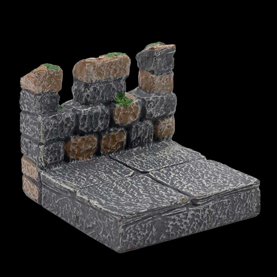 Crenellated Straight Wall (Unpainted)