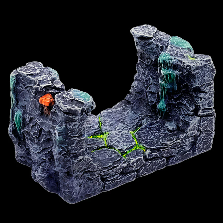 Straight Cave Passage (Painted)