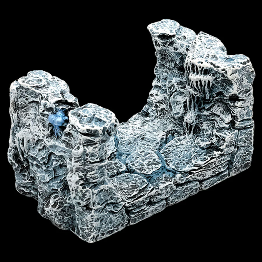 Straight Cave Passage -  Ice (Painted)