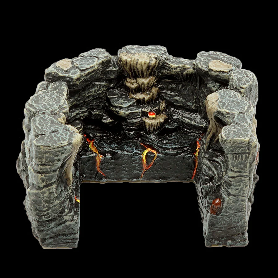 Dead End Cave Passage - Lava (Unpainted)