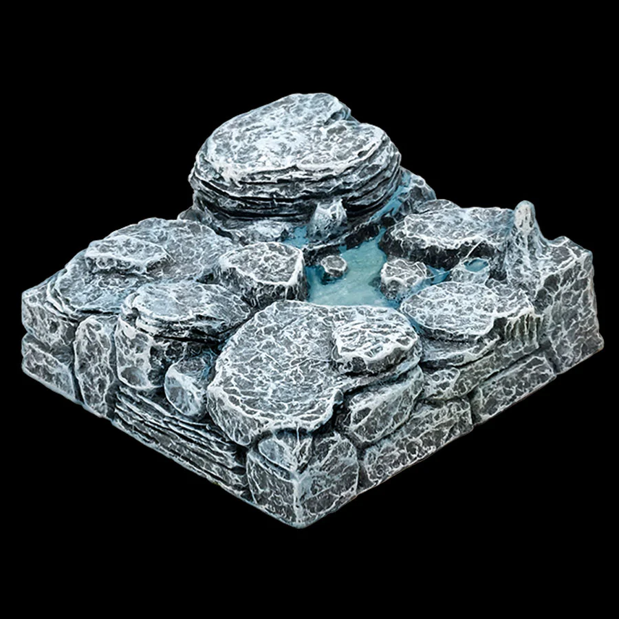 2x2 Stagnant Puddle Floor - Ice (Painted)