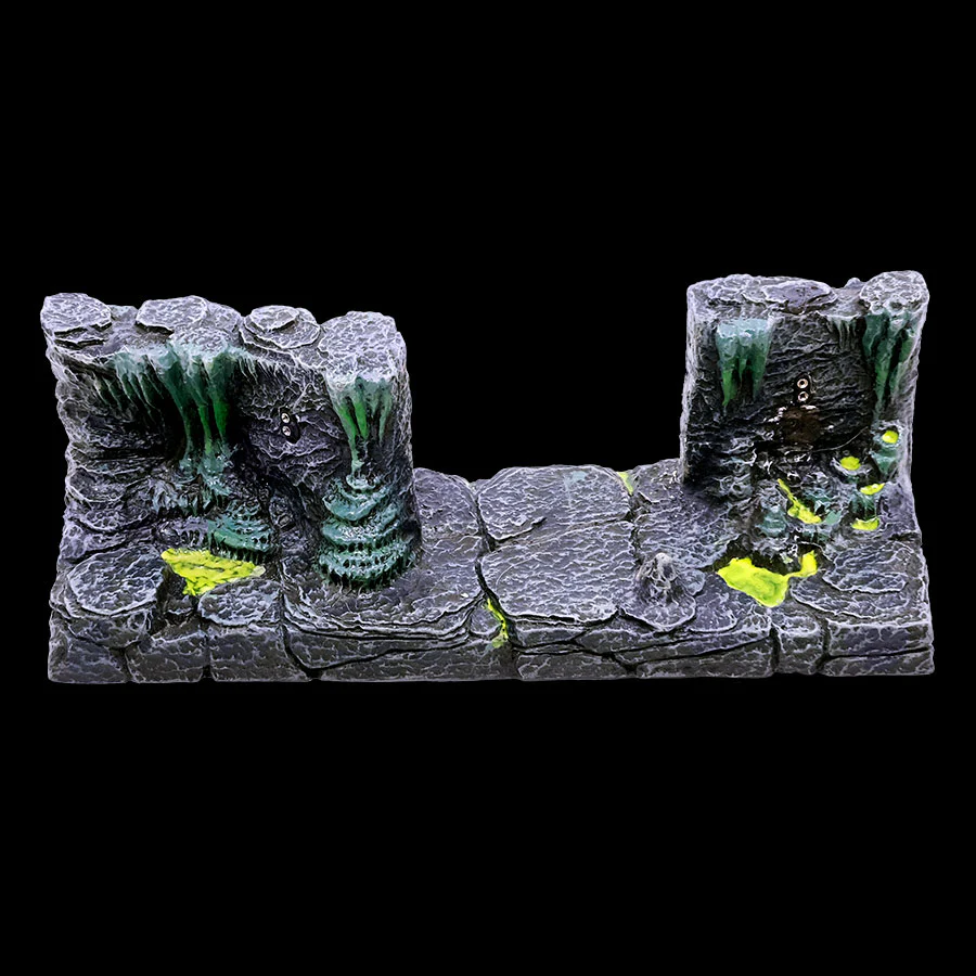 2x6 Cave Entrance Wall - LED Socket - Underdoom (Painted)