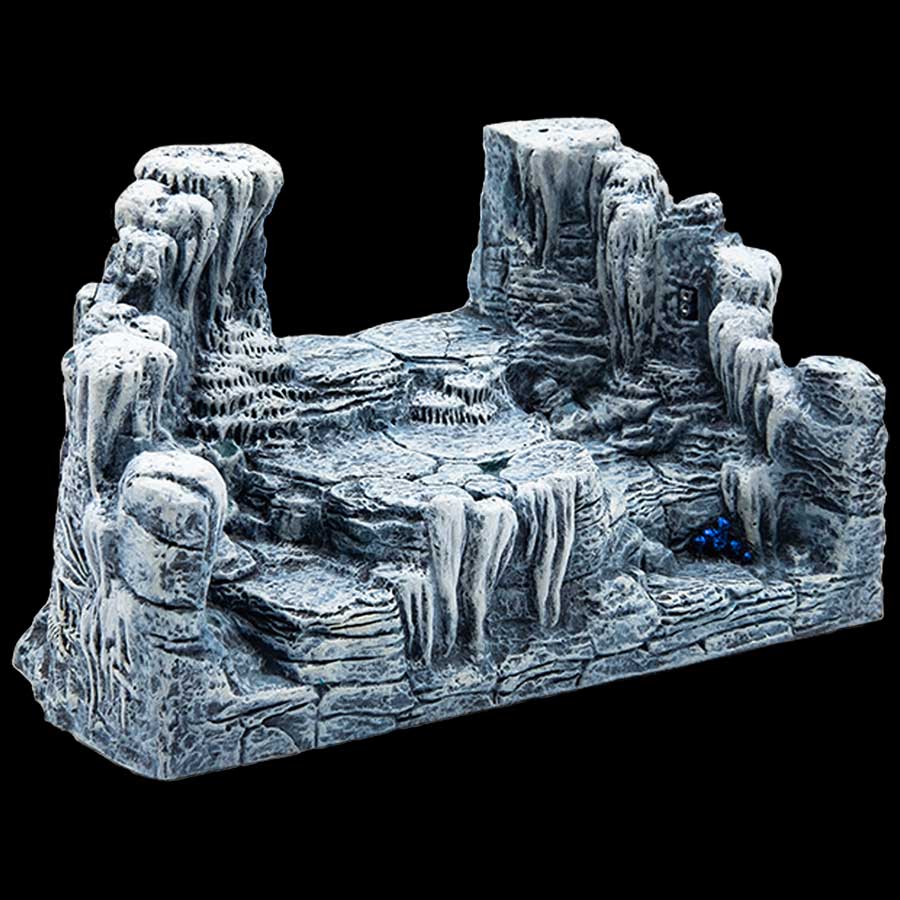 Entrance Riser w/LED Sockets - Ice (Painted)