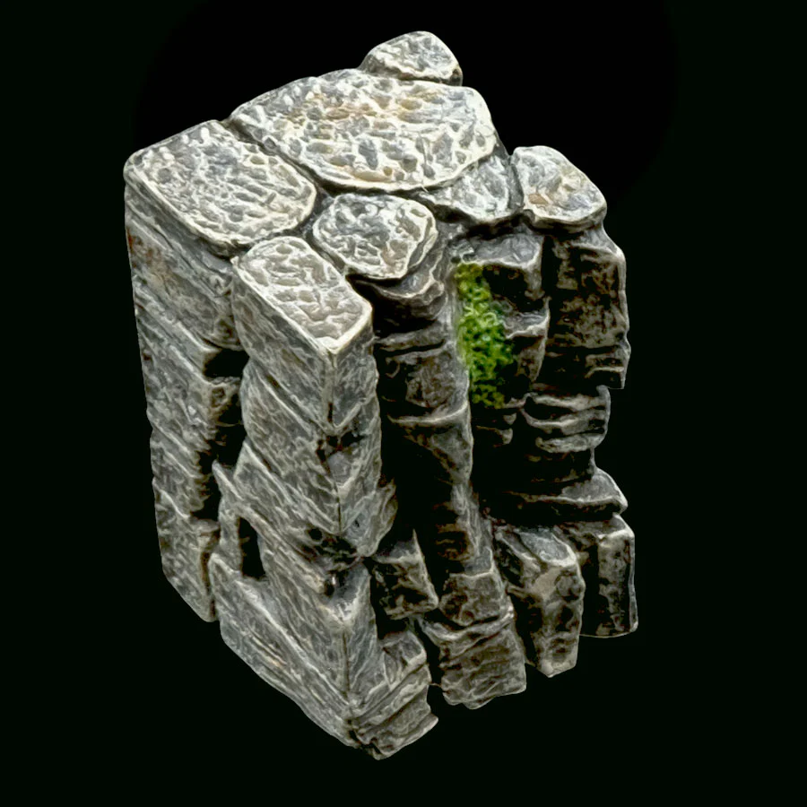 1x1 Tiered Cliff (Unpainted)