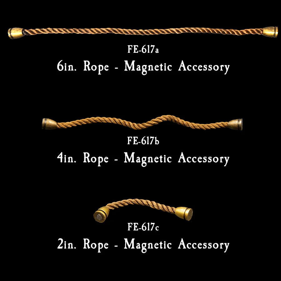 Suspension Bridge Rope (2", 4", 6") set of 3 sizes (Painted)