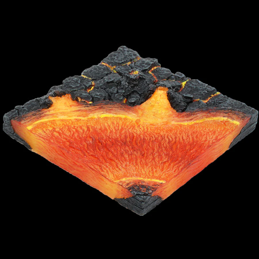Magma River Diagonal (Painted)