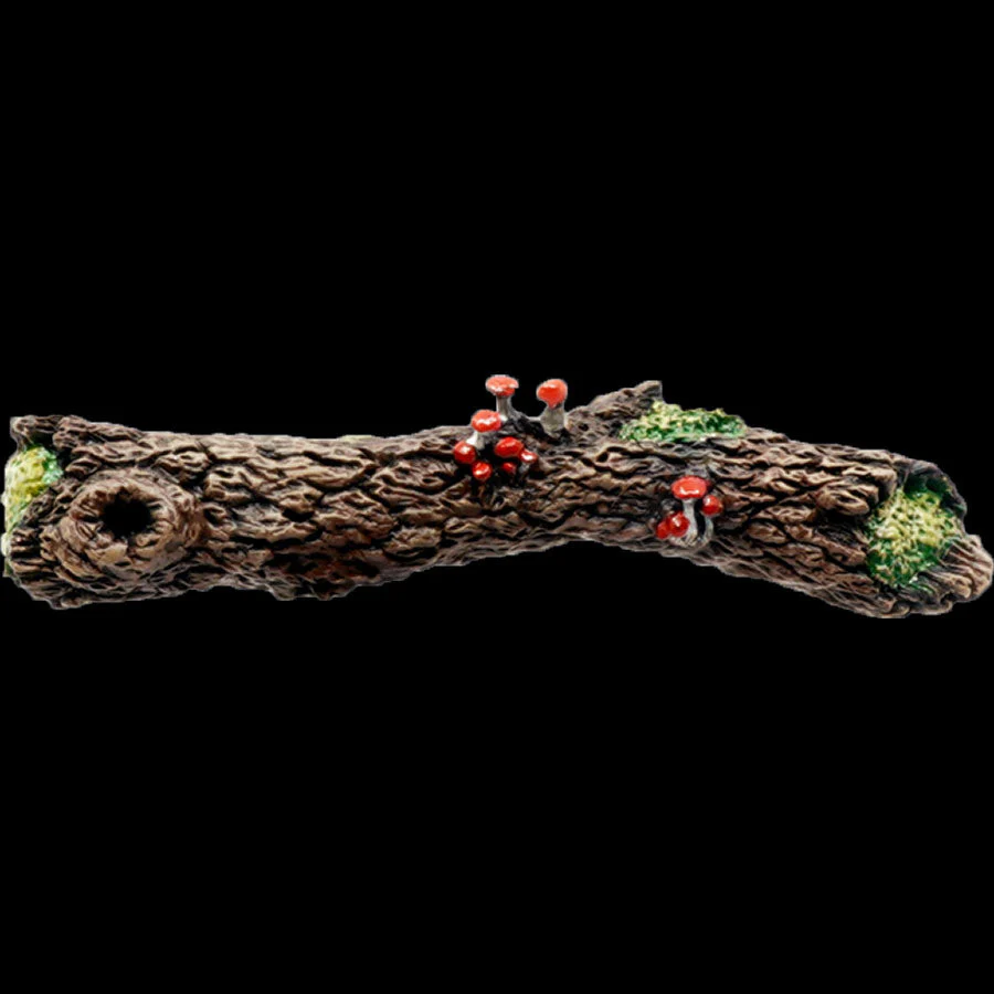 Mushroom Log (Painted)