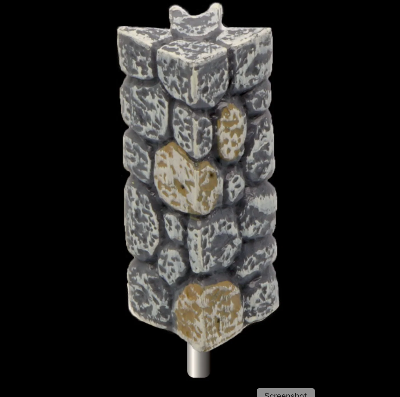 Fieldstone Corner Post - Unpainted
