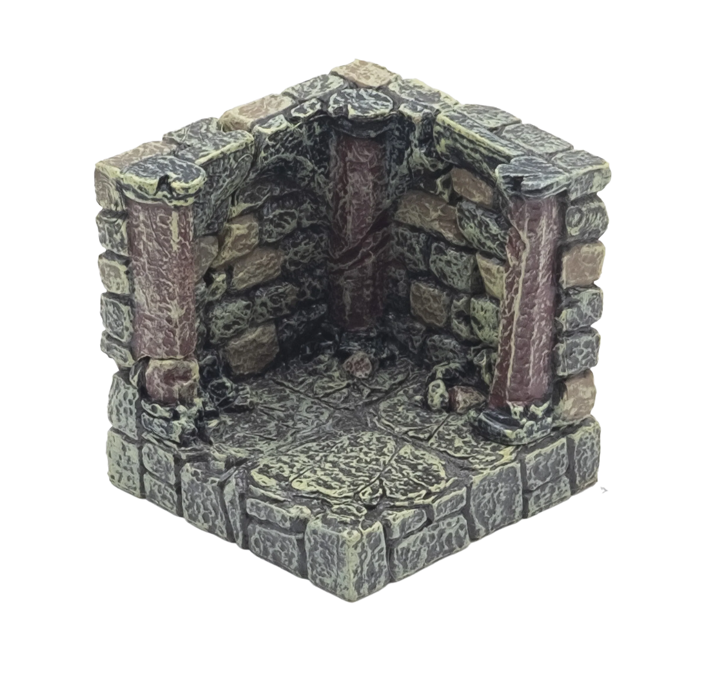 Ruined Vault Corner (Painted) (3 unique parts) - Image 2