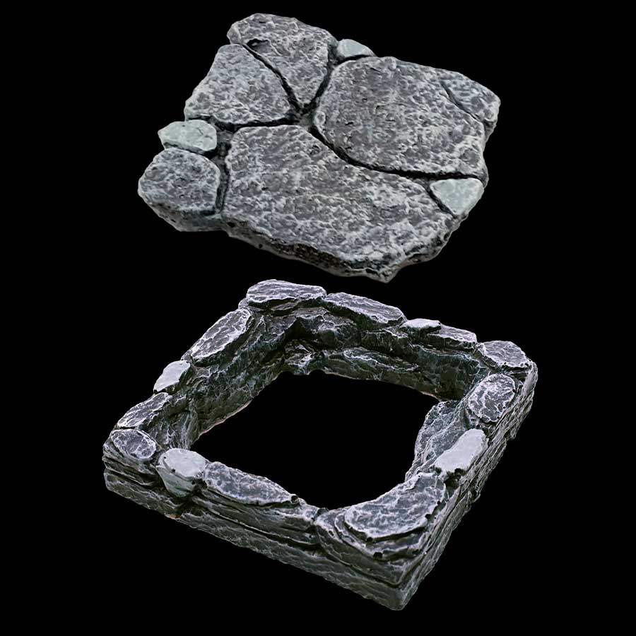 Hole Floor & Plain Floor Insert (Lid)-Underdoom  (Painted)