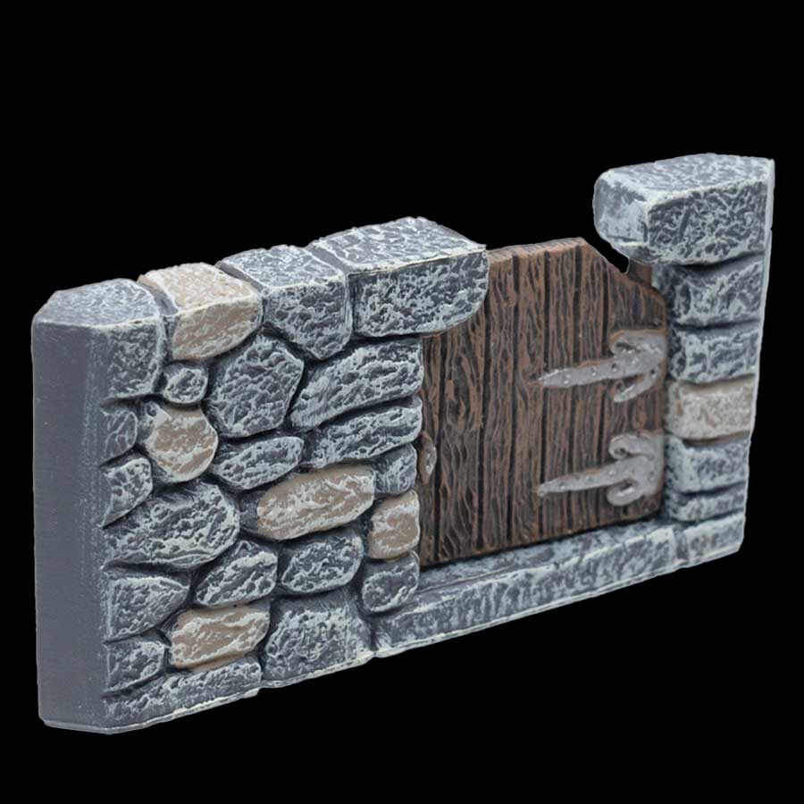 Fieldstone Offset Door Wall - City Door (Painted)