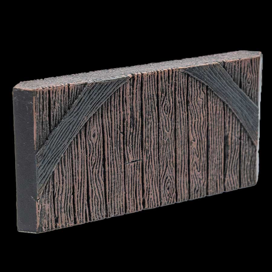 Rustic Wood Solid Wall (Unpainted)