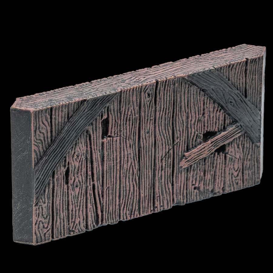 Rustic Wood Ramshackle Wall (Painted)