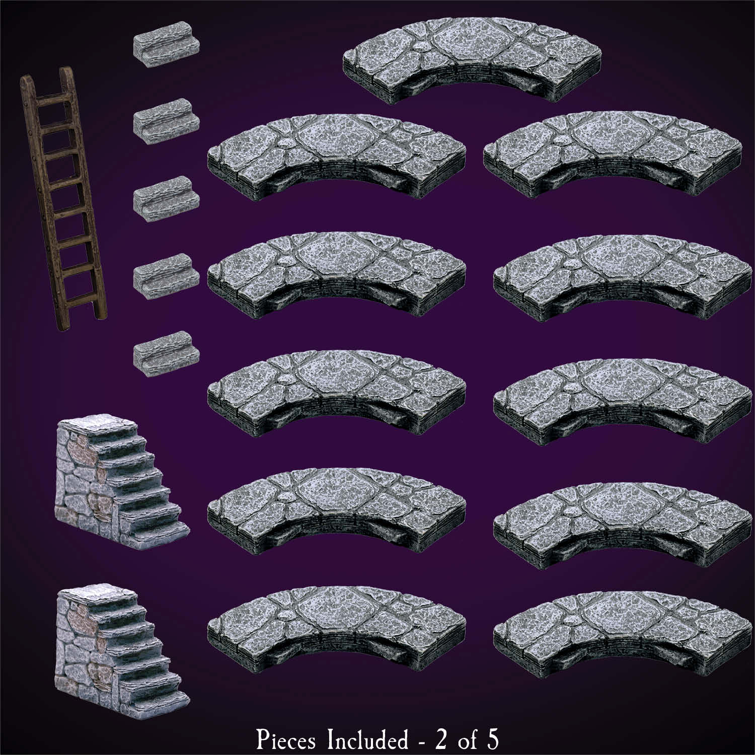 Large Corner Tower (Painted) - Image 3