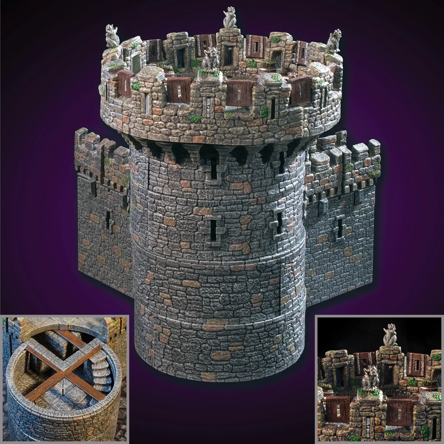 Large Corner Tower (Unpainted)