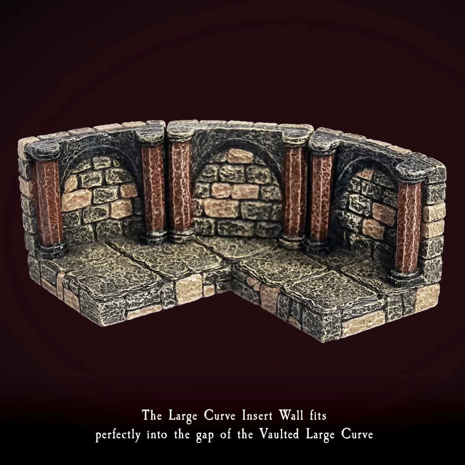 Vaulted Large Curved Walls (Unpainted) - Image 2