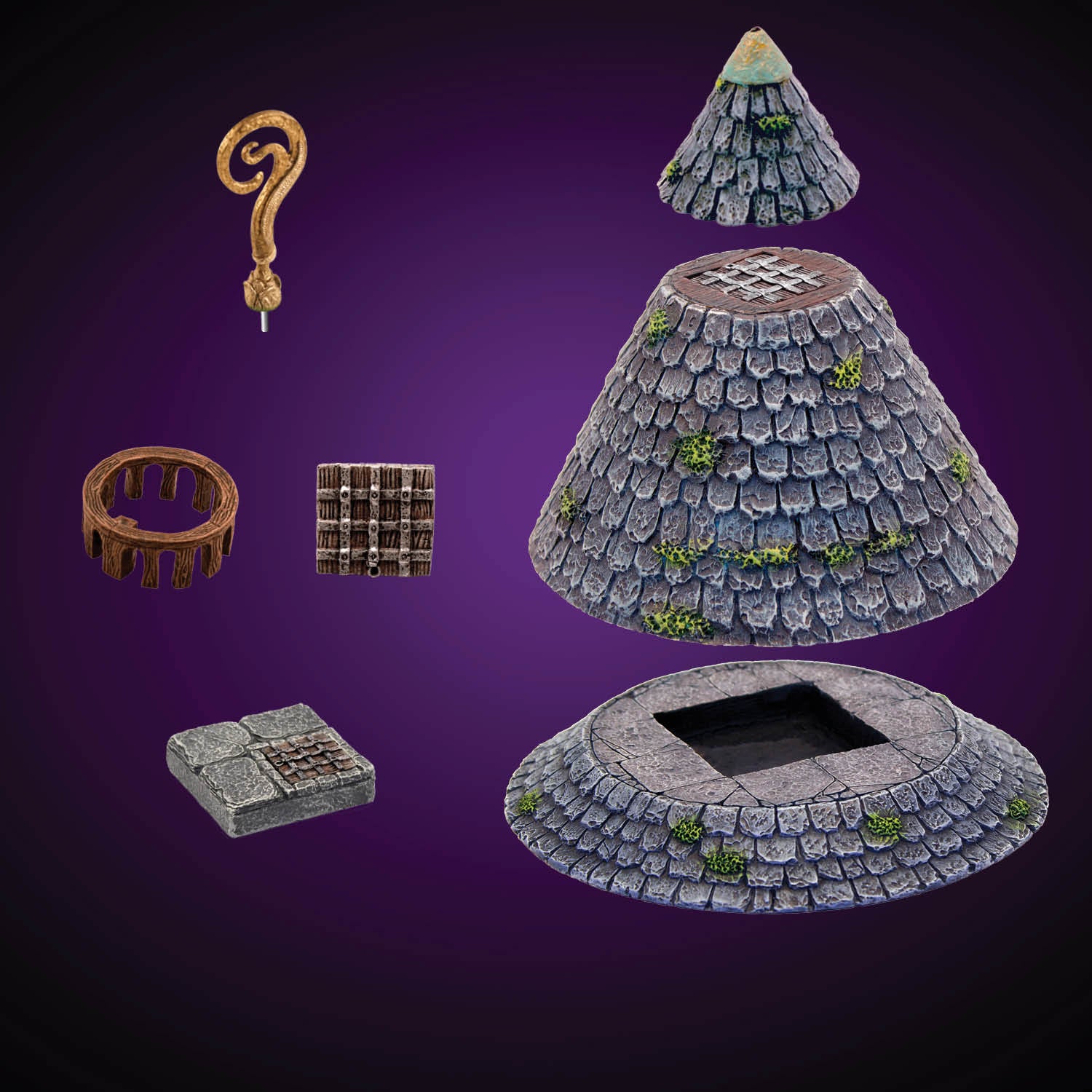 Large Tower Roofs Pack (Painted)