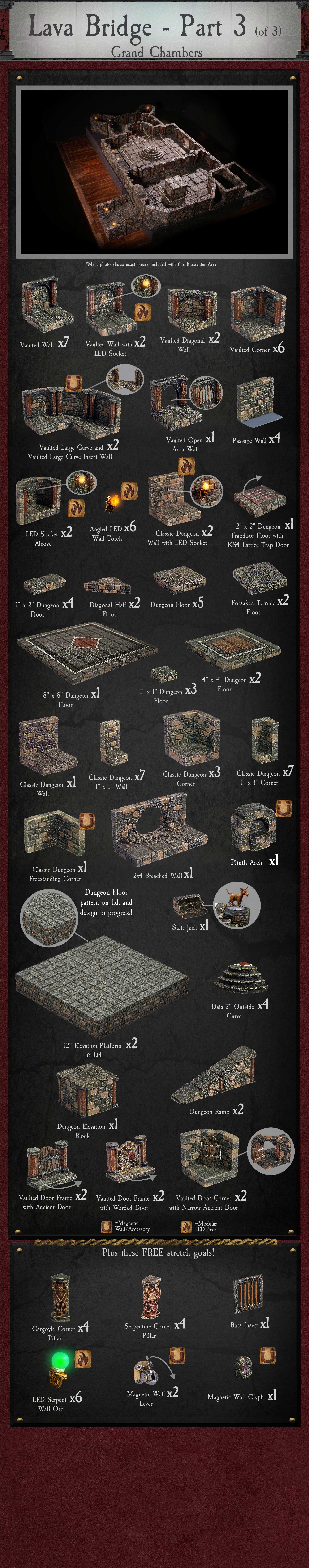Encounter 13C: Lava Bridge, Part 3 (Grand Chambers) (Painted)