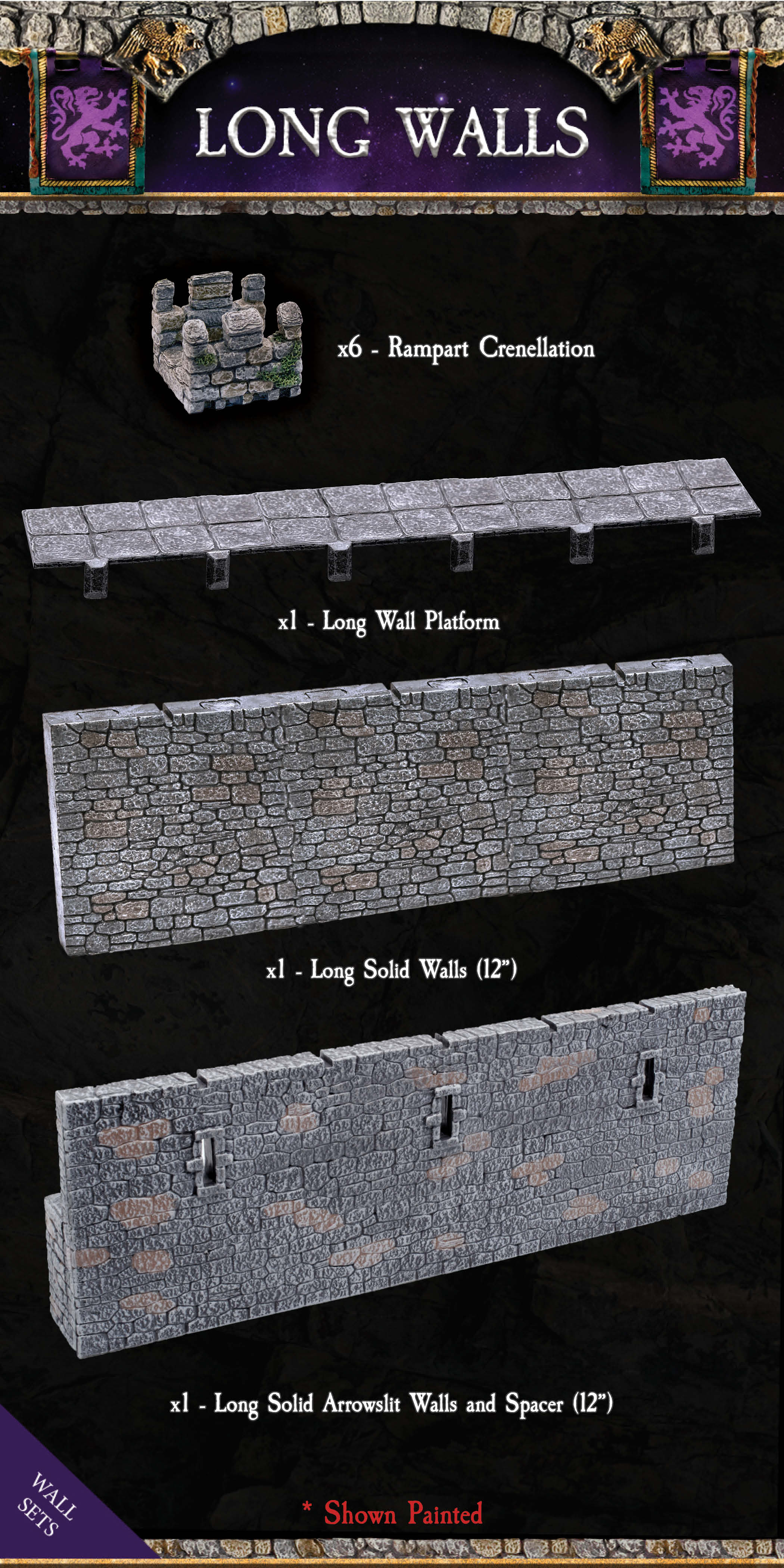 Long Wall (Unpainted) - Image 3