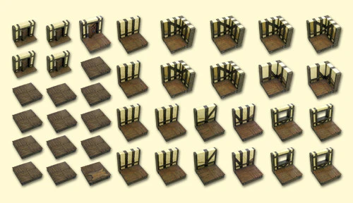 Medieval Building Set