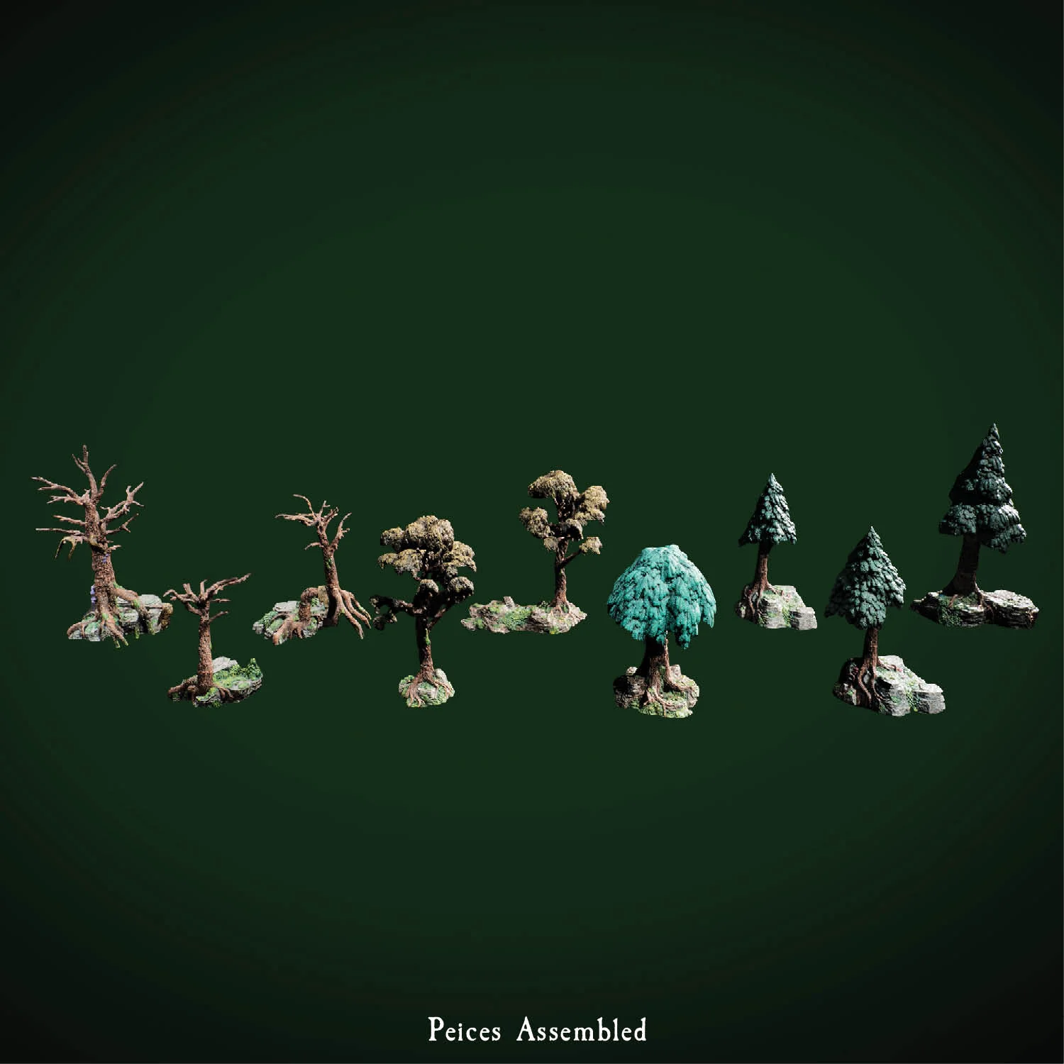 Modular Trees Bundle (Unpainted) - Image 2