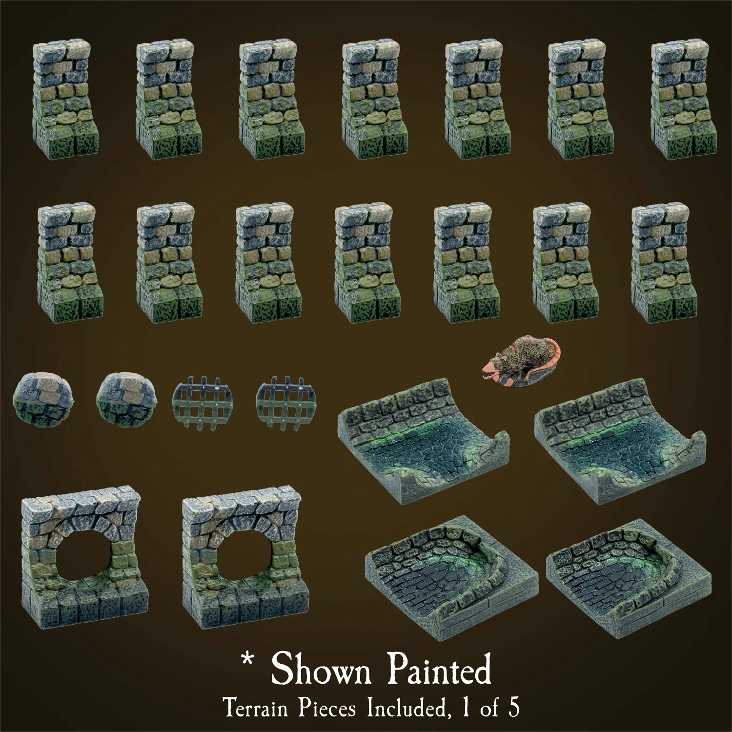 Monster Sewer Set (Unpainted) w/Anchor Magnets - Image 2
