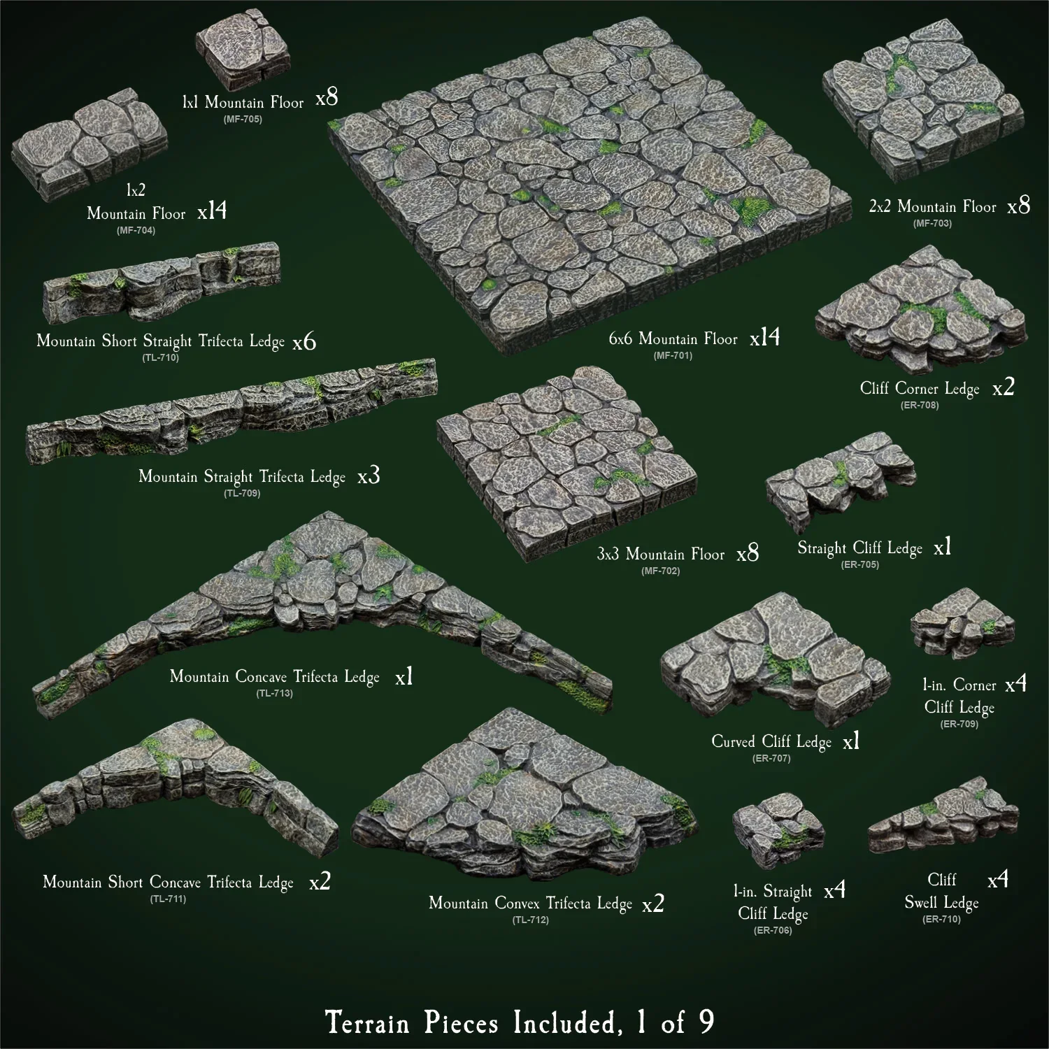 Mountain Mega Build - "Wyverstone Peak" (Painted) - Image 2
