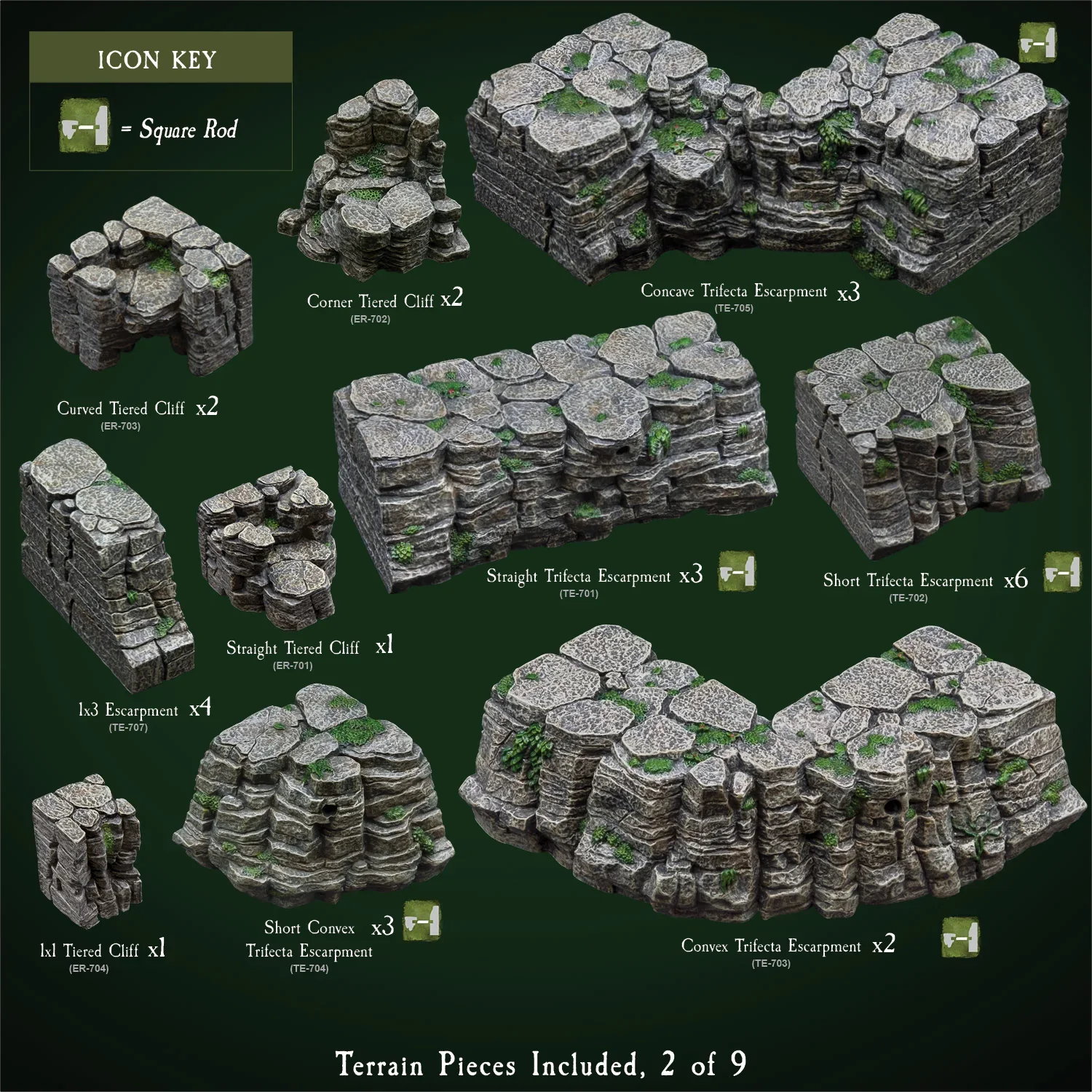 Mountain Mega Build - "Wyverstone Peak" (Painted) - Image 3