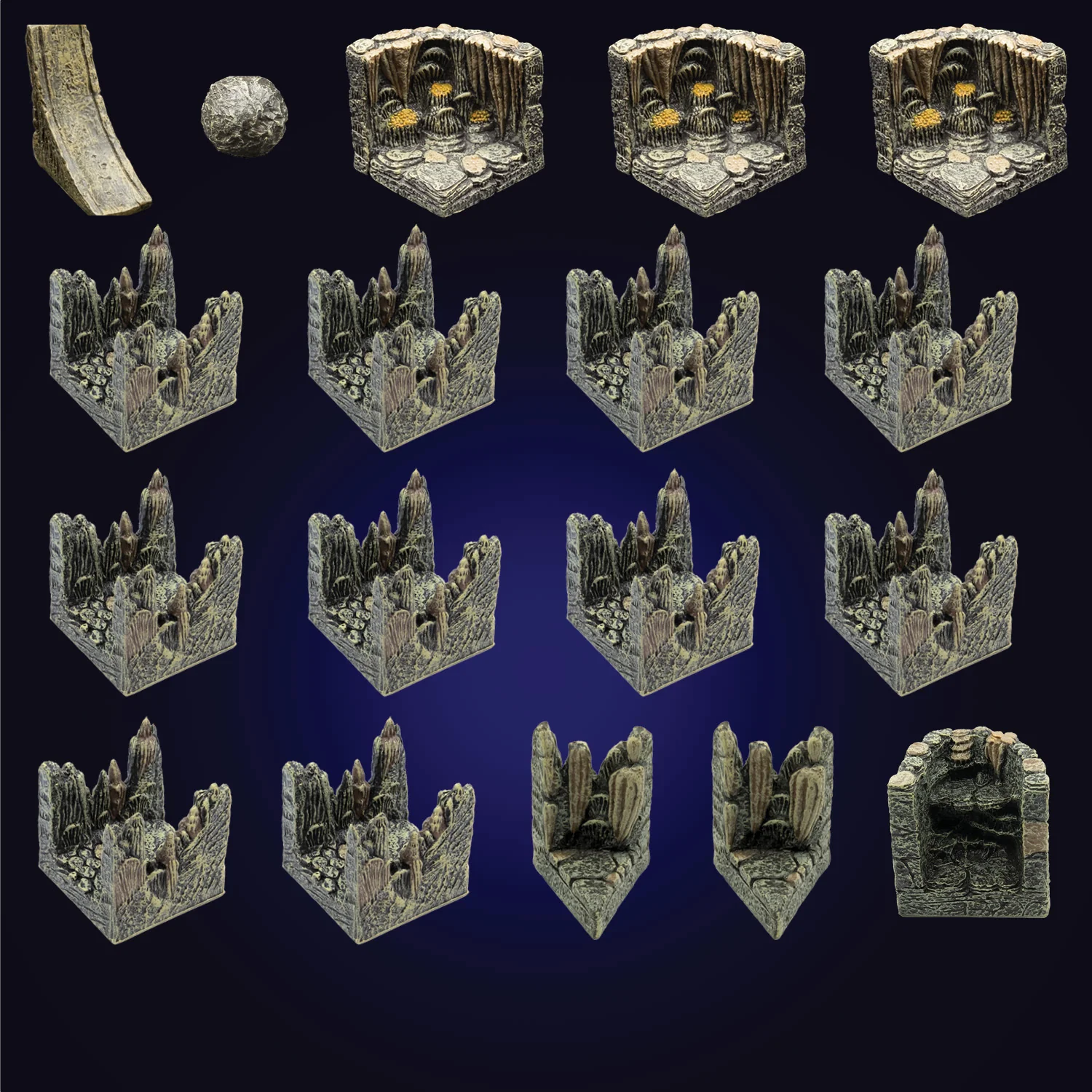 Narrow Cavern Passage Pack (Painted)