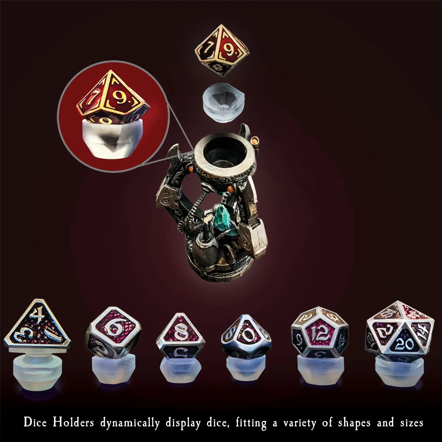Dwarven Seven-die Reliquary Array - Plain Base - Image 4