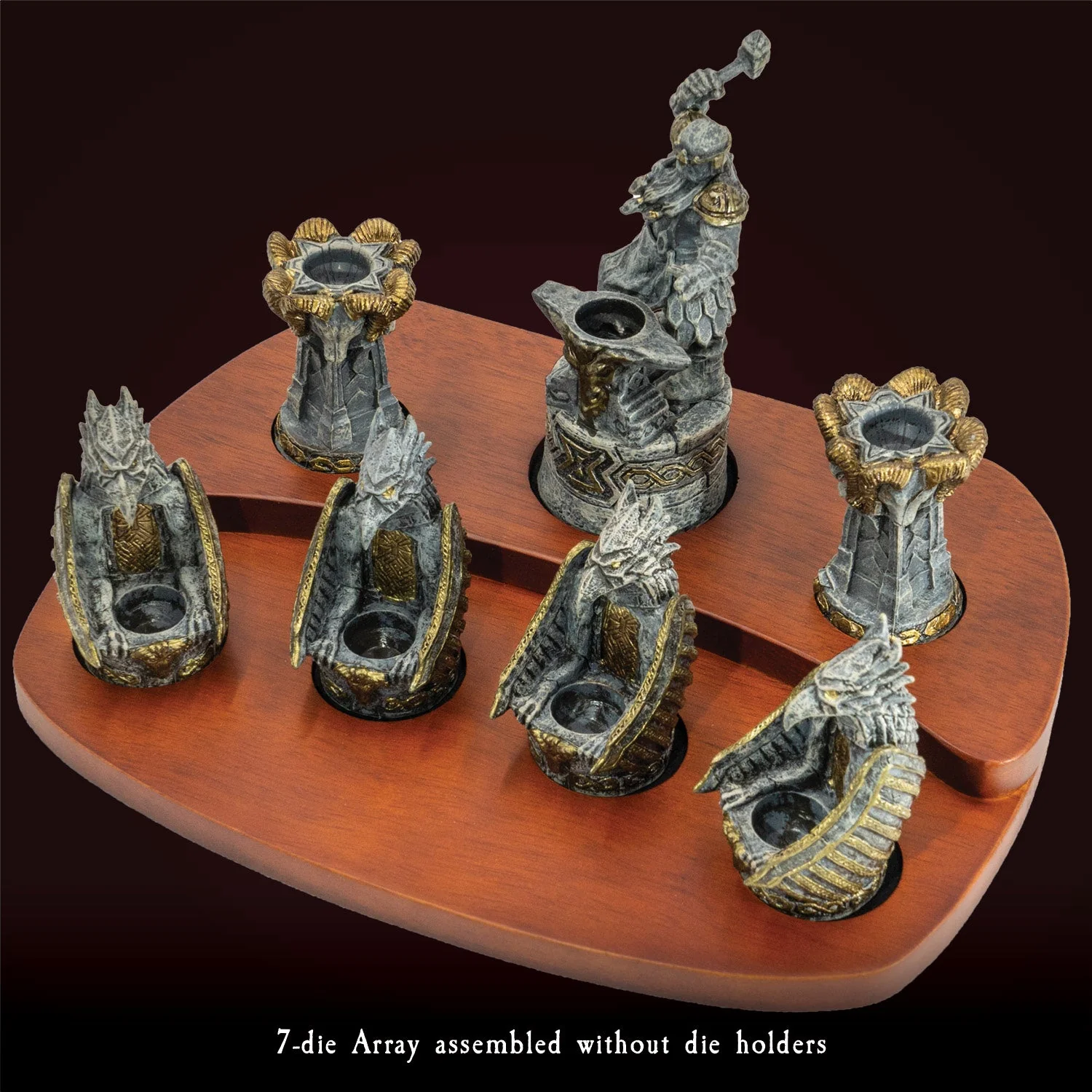 Dwarven Seven-die Reliquary Array - Plain Base - Image 5