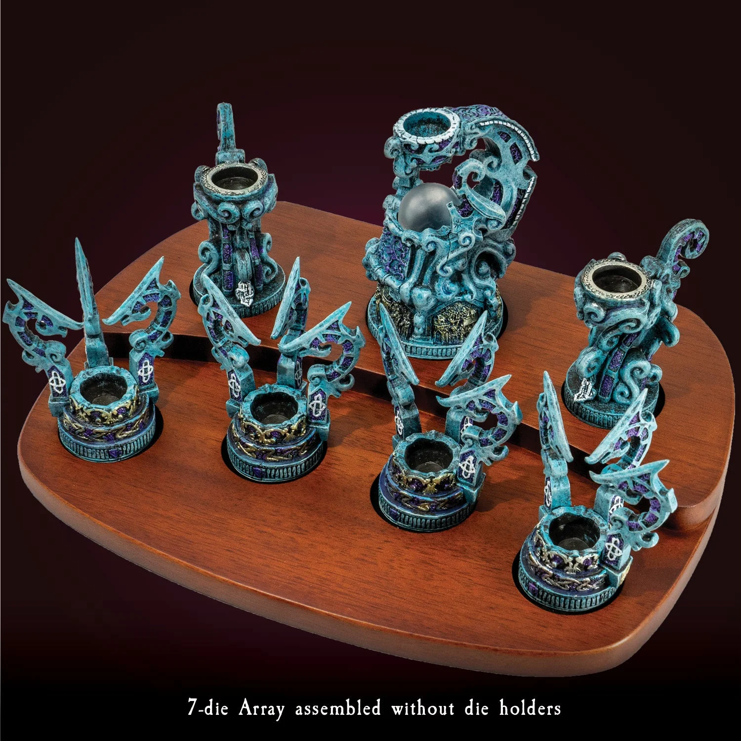 Elven Seven-die Reliquary Array - Plain Base - Image 5