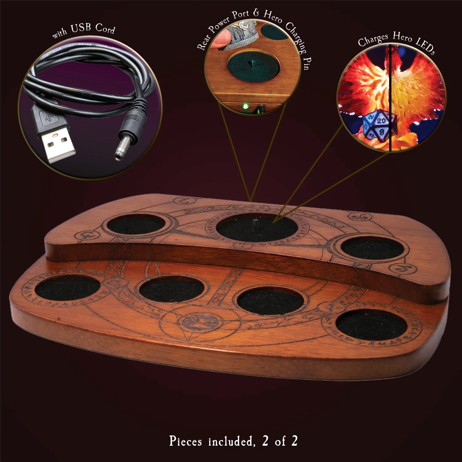 Elemental Reliquaries - Seven-die Display - Image 3