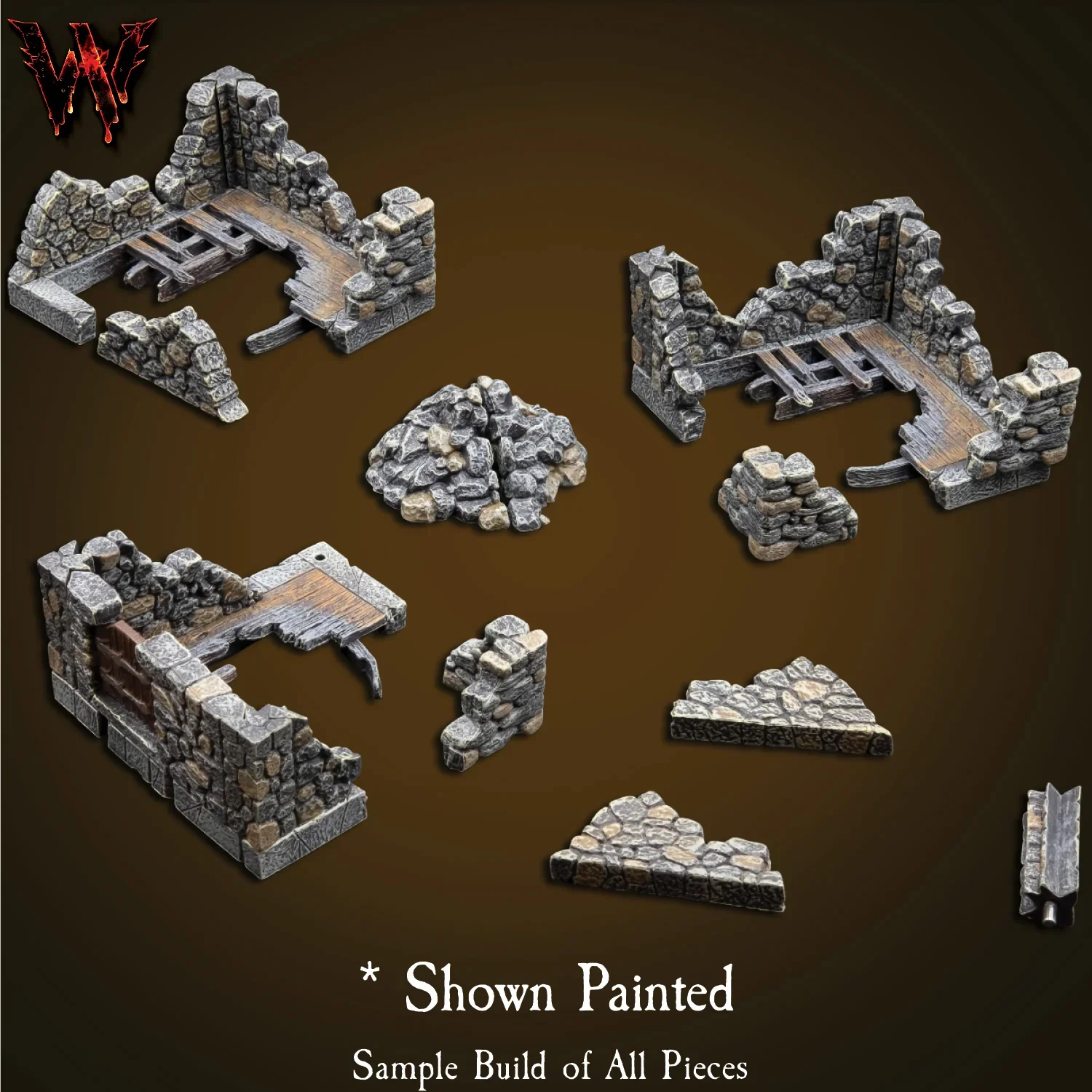 Ruined City Skirmish Bundle (Unpainted) - Image 2