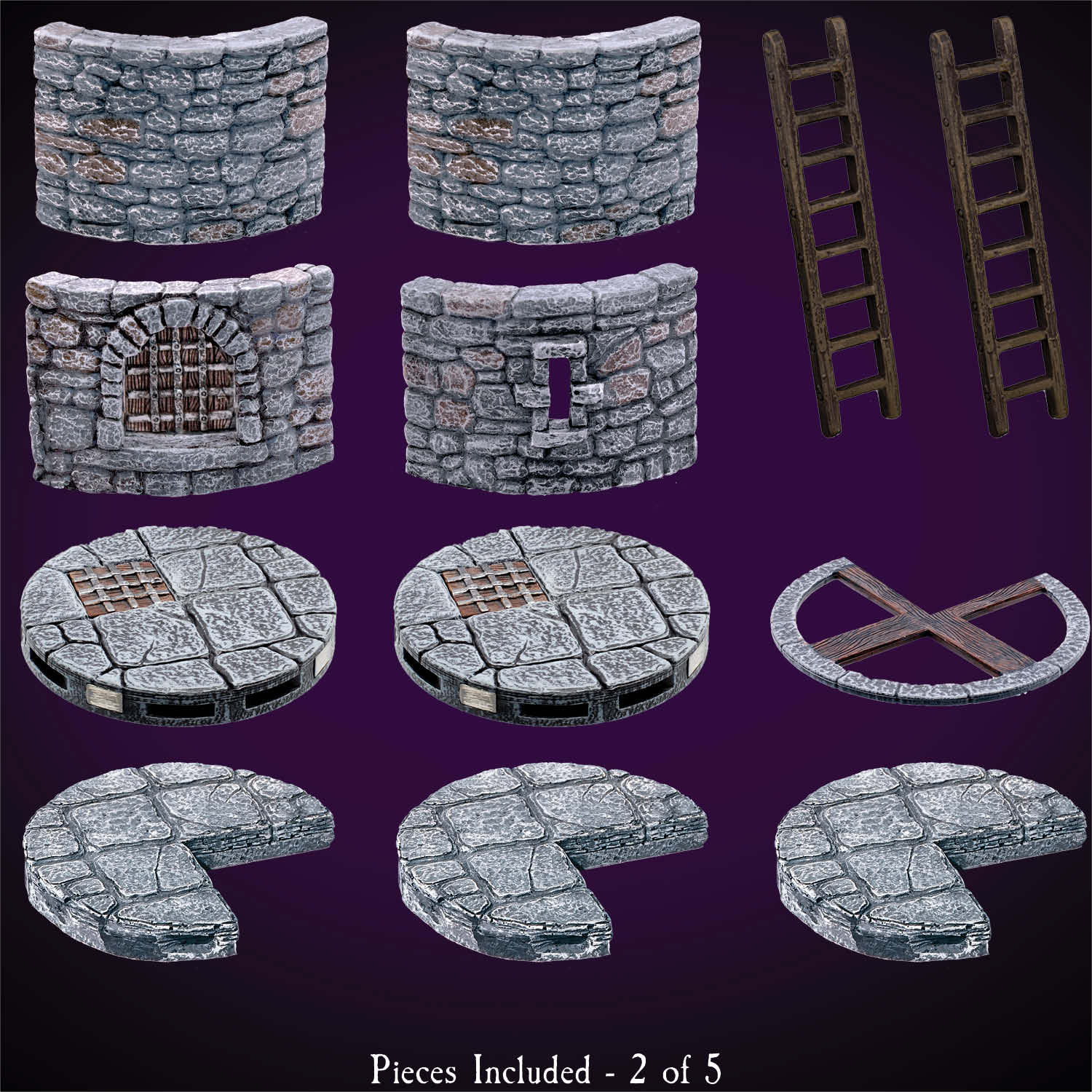 Small Corner Tower (Painted) - Image 3