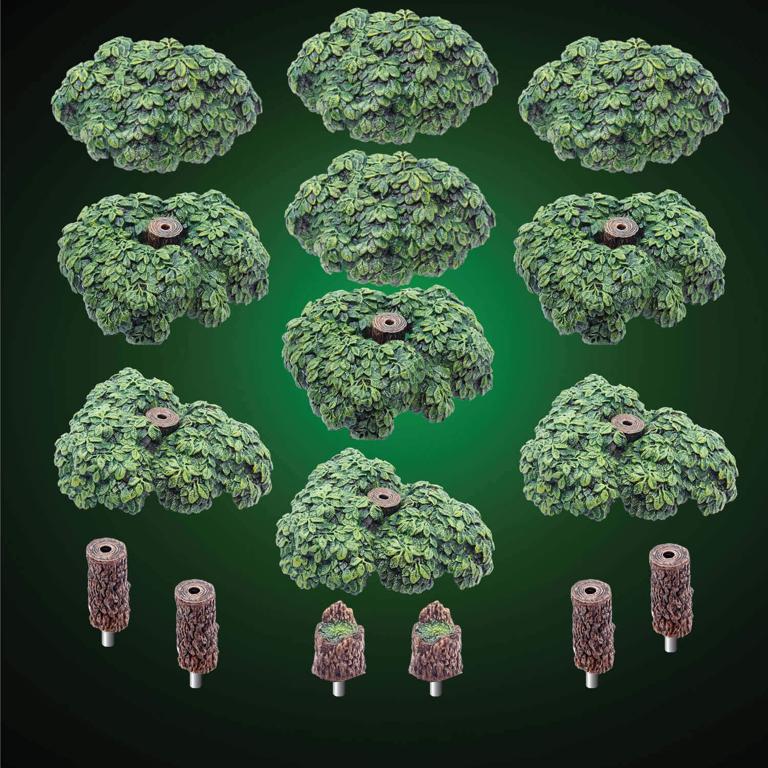 Small Tree Pack (Unpainted)