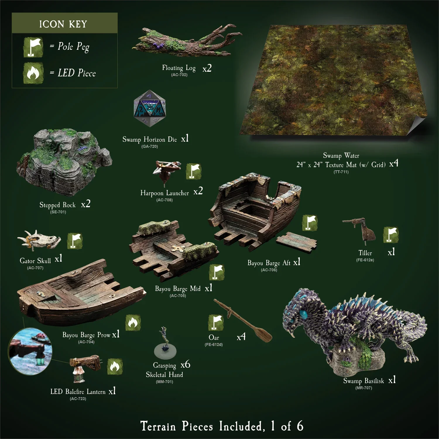 Swamp Mega Build - "Sorrow Isle" (Unpainted) - Image 2