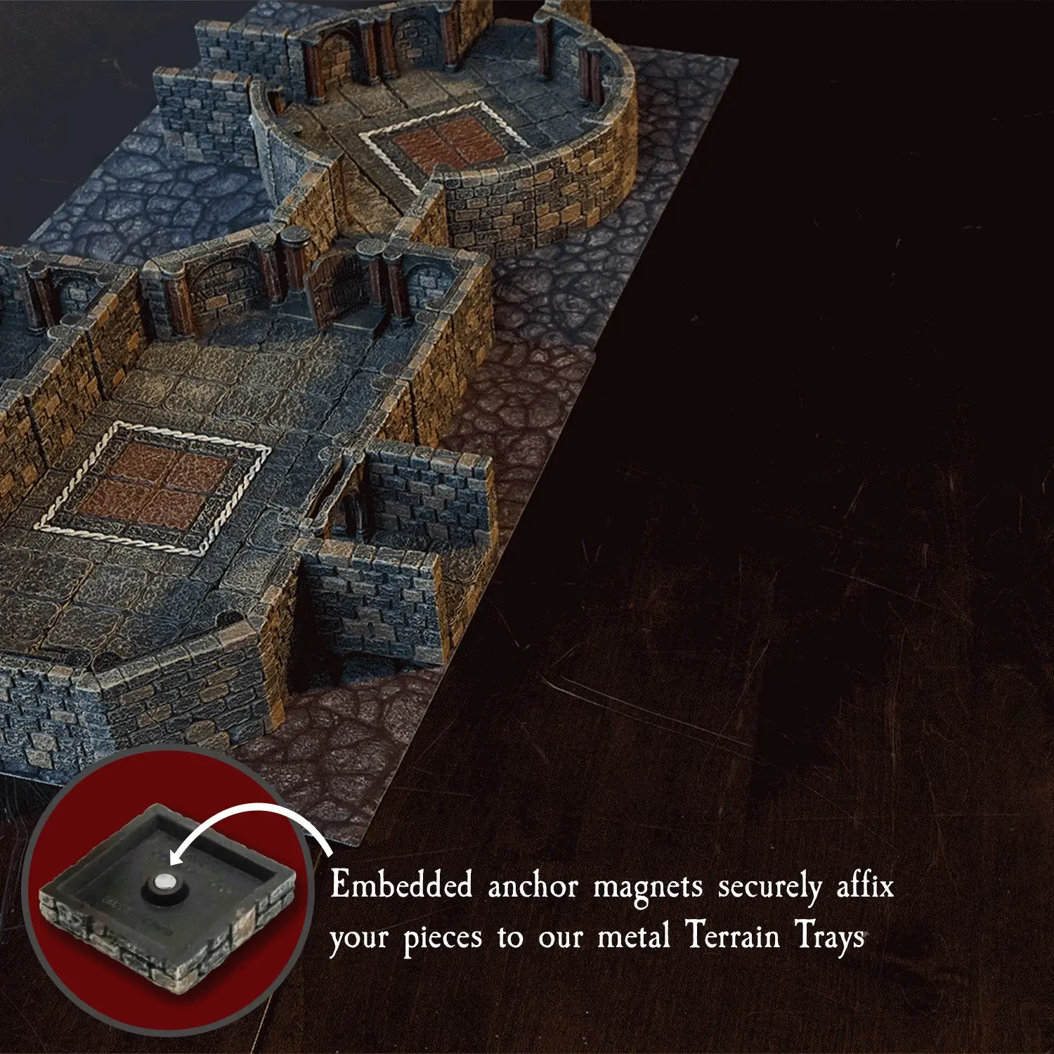 Terrain Trays Four-Pack Multi-Size: Rough Stone/Acid - Image 3
