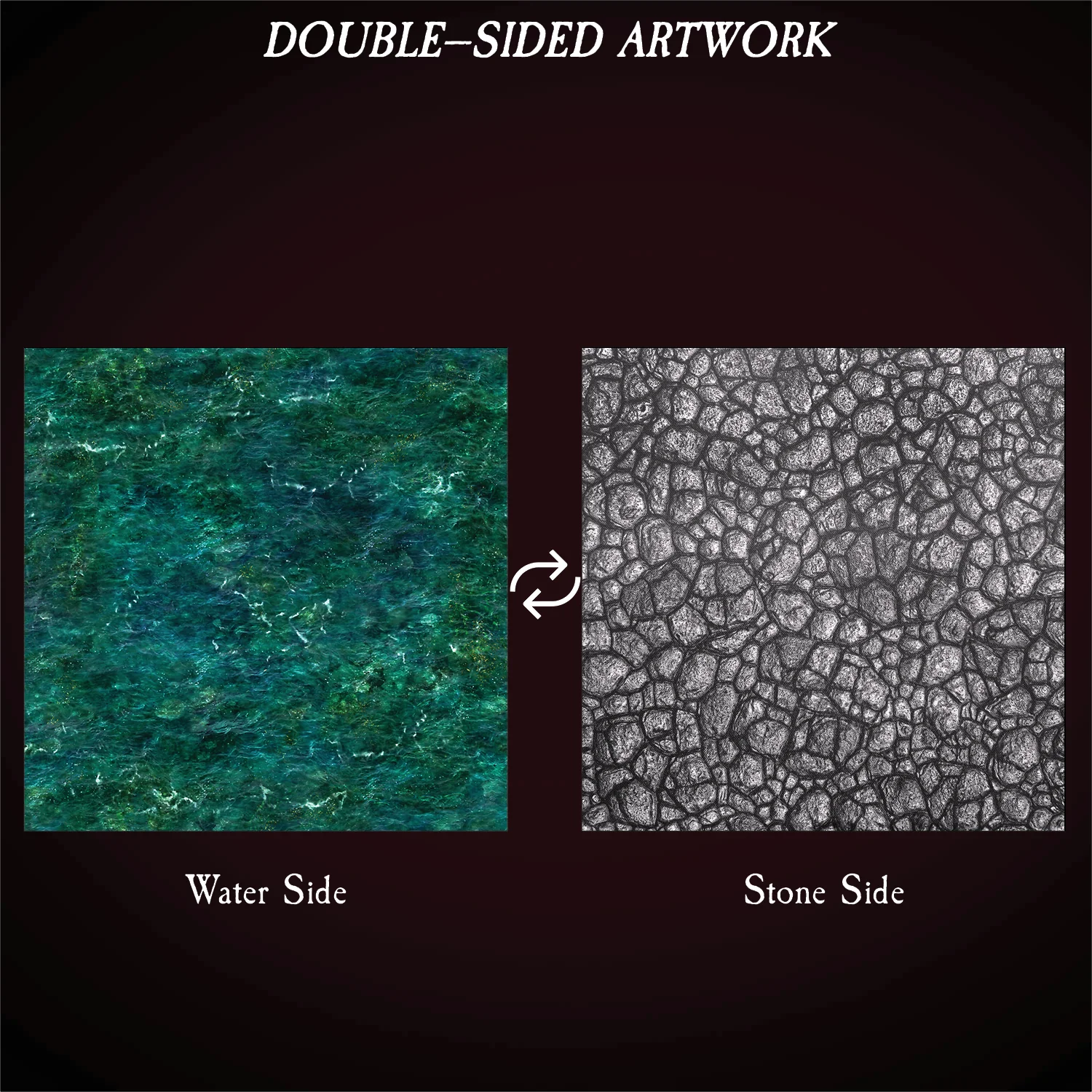 Terrain Trays Four-Pack Multi-Size: Rough Stone/Water - Image 4
