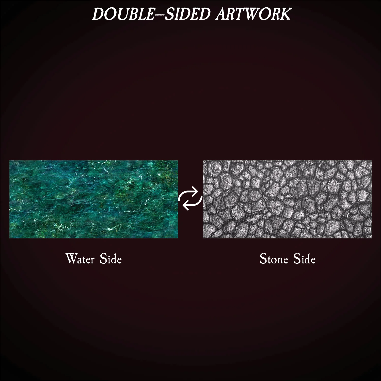 Terrain Trays 3-Pack 8"x4" 3-Pack (Rough Stone/Water) - Image 4